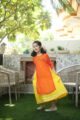 Image for Kusvaa Wsk34 Tango Lehriya Kids Dress Front 2