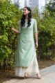 Image for Kusvaa Ws519 Wild Strawberry Gotta Patti Work Kurta Front