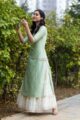 Image for Kusvaa Ws519 Wild Strawberry Gotta Patti Work Kurta Side