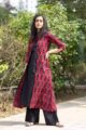 Image for Kusvaa Ws520 Double Ikat Jacket Style Kurta Side