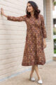 Image for Kusvaa Ws527 Dori Tie Kalamkari Kurta New 3