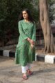 Image for Kusvaa Wsr85 Patola A Line Kurta Side 2