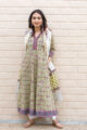 Image for Kusvaa Wsr86 Spring Floral Primrose Kurta Dupatta Set 8
