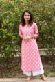 Image for Kusvaa Taf20 Charming Pink Cambric Kurta 1