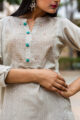Image for Kusvaa Ws538 Earthy Handloom Cotton Kurti 7