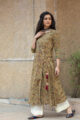 Image for Ws530 Kusvaa Tie Up Kalamkari Print Kurta Side
