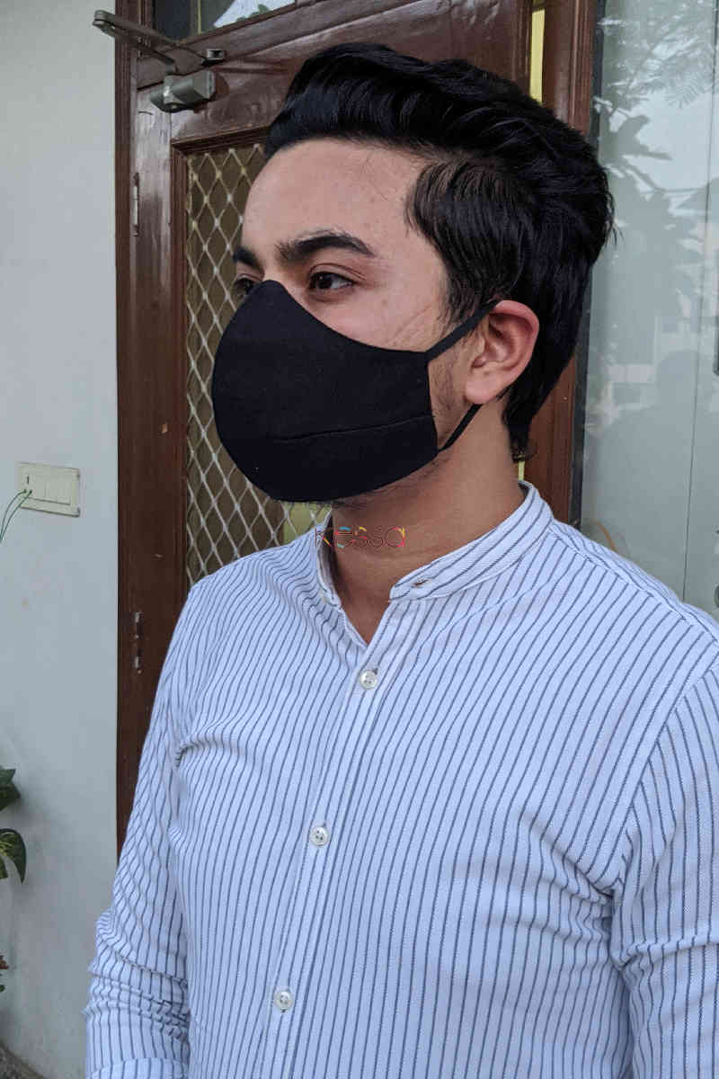 Image for Kusvaa Product Face Masks Solids Black 02