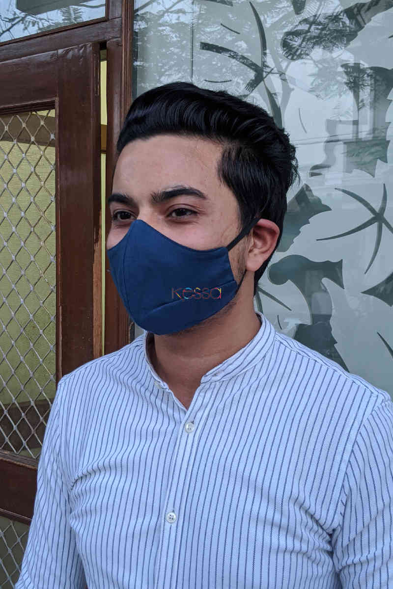 Image for Kusvaa Product Face Masks Solids Blue 03
