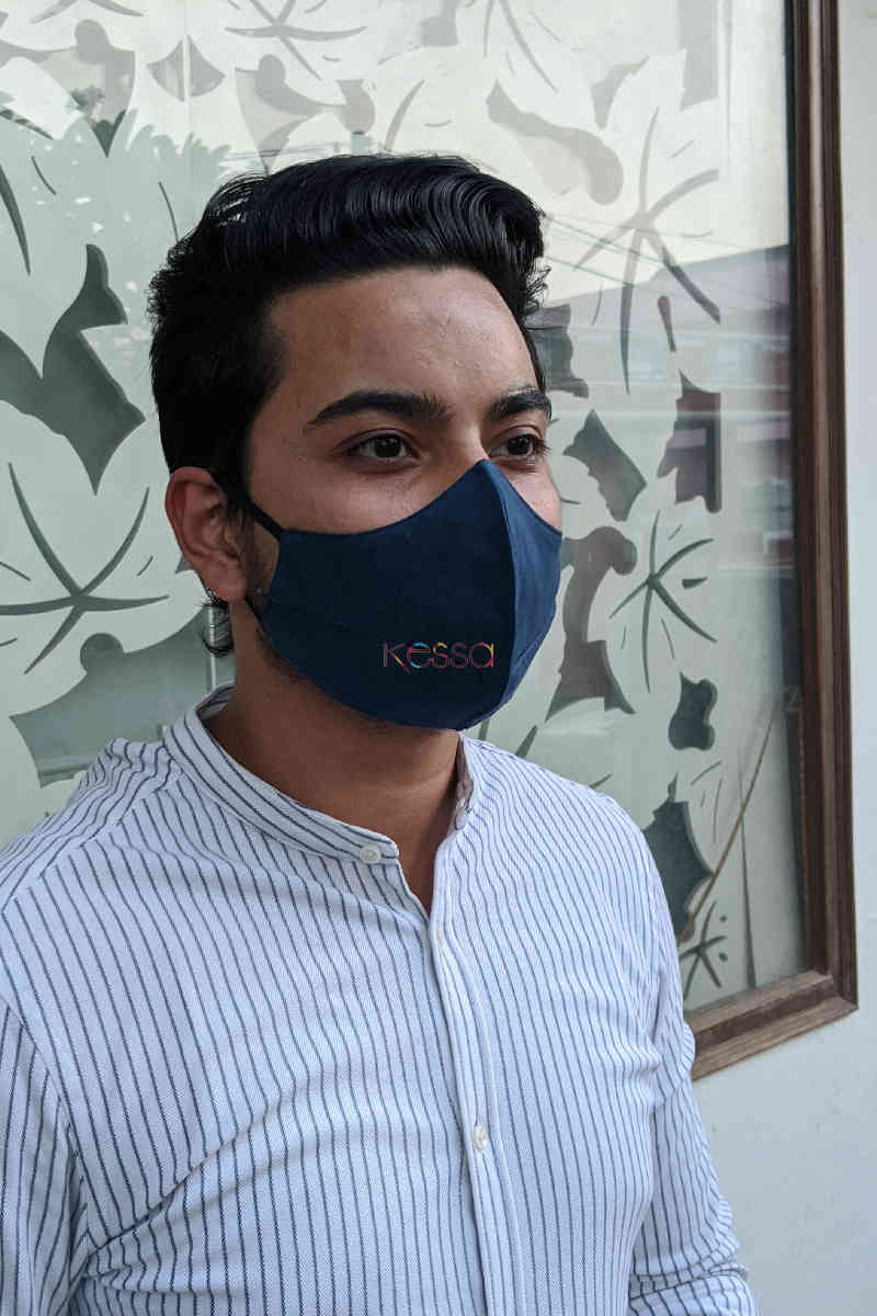 Image for Kusvaa Product Face Masks Solids Blue 04