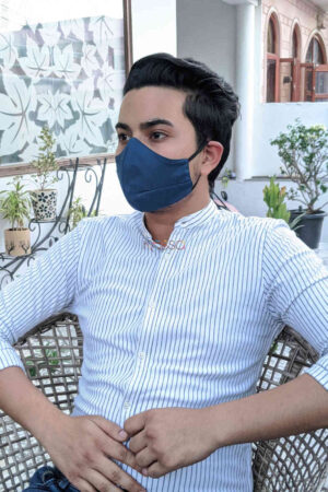 Image for Kusvaa Product Face Masks Solids Blue 05