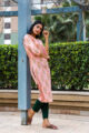 Image for Kusvaa Sa 01 Pink Bouquet Block Printed Kurta02