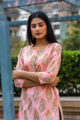 Image for Kusvaa Sa 01 Pink Bouquet Block Printed Kurta5
