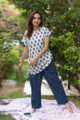Image for Kusvaa De01 White And Indigo Jammie 5