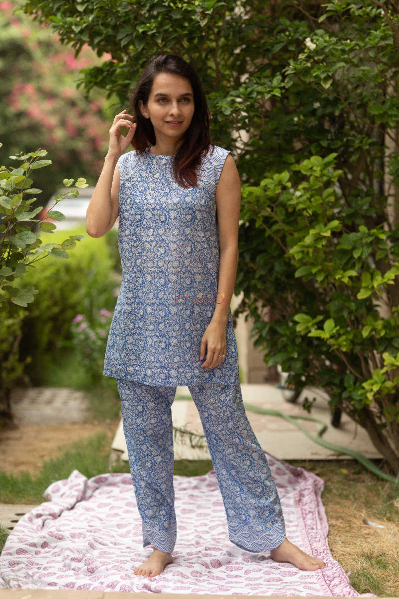 Image for Kusvaa De03 Sky Blue Voil Jammie 2