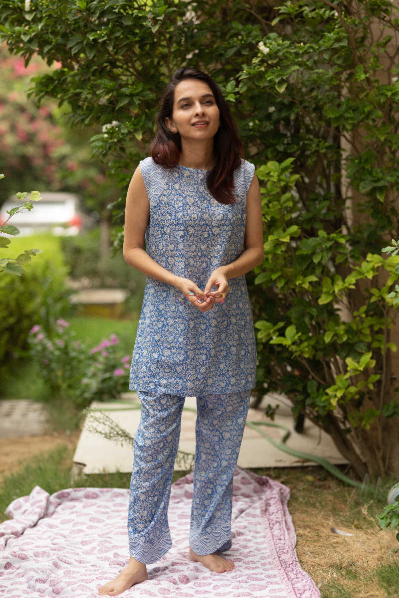 Image for Kusvaa De03 Sky Blue Voil Jammie 3