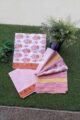 Image for Kusvaa Kf62 Sandt Brown And Pink Cotton Dupatta Full Set
