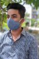 Image for Kusvaa Kfm04 Solid Face Mask Set Of 5 Light Blue Side