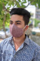 Image for Kusvaa Kfm04 Solid Face Mask Set Of 5 Light Maroon Side