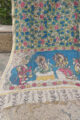 Image for Kusvaa Kkd01figures Multicolor Kalamkari Figures Chanderi Dupatta