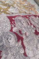 Image for Kusvaa Kkd01red Mustard And Red Kalamkari Chanderi Dupatta 1