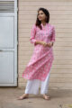 Image for Kusvaa Sa03 Careys Pink Basic Wear Kurta 4