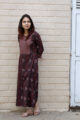 Image for Kusvaa Wa320a Ajrakh Print A Line Kurta 3
