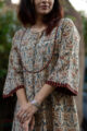 Image for Kusvaa Wa322a Kalamkari A Line Bell Sleeves Kurta 7