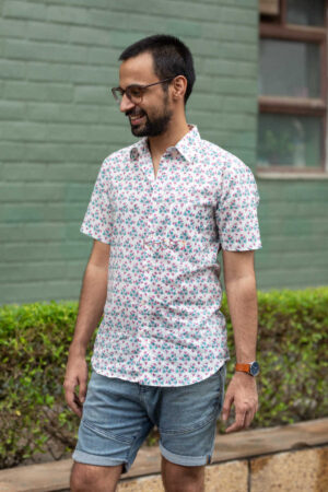 Image for Kusvaa Awk03 Bali Hai Multicolor Block Print Shirt Featured