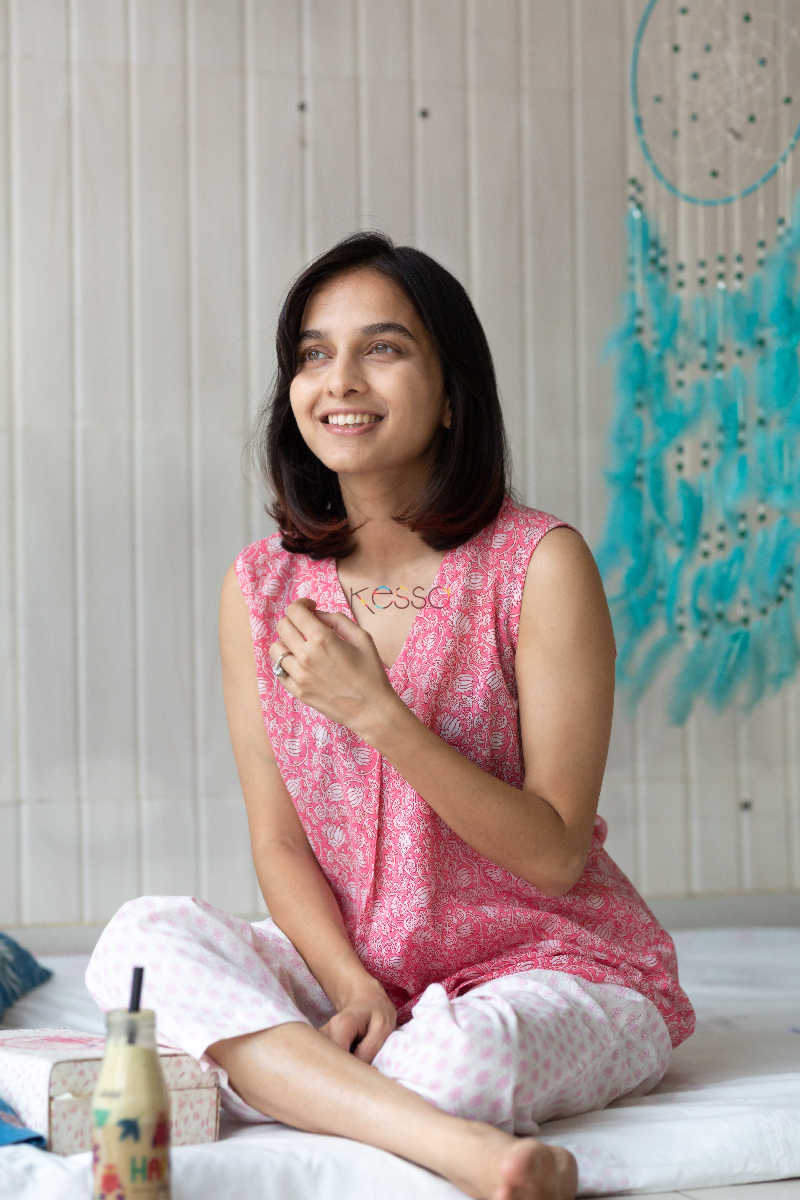 Image for Kusvaa De08 Cavern Pink Jammie Set Look 1