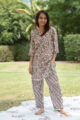 Image for Kusvaa De09 Tosca Pink And White Jammie Set Front
