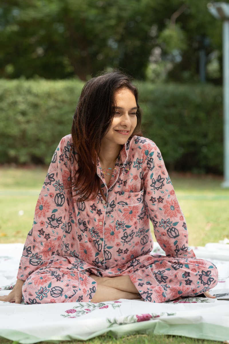Image for Kusvaa Jsr04 Eunry Multi Colour Jaal Printn Jammie Set 4