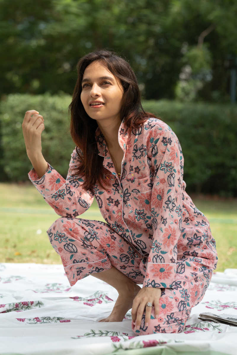 Image for Kusvaa Jsr04 Eunry Multi Colour Jaal Printn Jammie Set 5