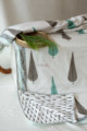 Image for Kusvaa Kad03 Shades Of Cypress Block Print Double Bed Dohar 1 Look