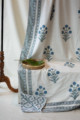 Image for Kusvaa Kad04 Oslo Gray Mughal Print Double Bed Dohar 1 Look