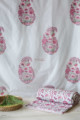 Image for Kusvaa Kad05 Coral Tree Mughal Print Double Bed Dohar 1 Look