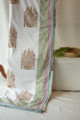 Image for Kusvaa Kad06 Santa Fe Mughal Print Double Bed Dohar 1 Look 1
