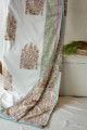 Image for Kusvaa Kad06 Santa Fe Mughal Print Double Bed Dohar 1 Look