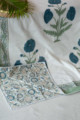 Image for Kusvaa Kad09 Glade Green And Blue Double Bed Dohar 1 Look 1