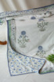 Image for Kusvaa Kad10 Nevada Blue And Green Double 1 Dohar Closeup