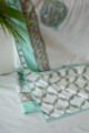 Image for Kusvaa Kad11 Casper Blue And Green Double Bed 1 Dohar Closeup
