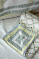 Image for Kusvaa Kad12 Shades Of Green Double Bed Dohar 1 Closeup