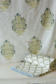 Image for Kusvaa Kad12 Shades Of Green Double Bed Dohar 1 Look