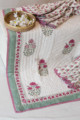 Image for Kusvaa Kaq18 Turkish Rose Mughal Print Double Bed Quilt Look