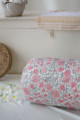 Image for Kusvaa Kaq23 Brandy Rose And Green Block Print Single Bed Quilt Featured