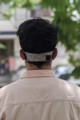 Image for Kusvaa Kfm05 Cotton Slub Face Masks Black White Checks Back