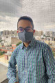 Image for Kusvaa Kfm05 Cotton Slub Face Masks Mid Grey Dots Front