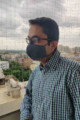 Image for Kusvaa Kfm05 Cotton Slub Face Masks Mid Grey Dots Side