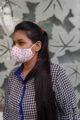 Image for Kusvaa Kfm06 White Printed Face Mask Set Of 2 Side 1