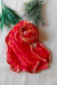 Image for Kusvaa Kudu70 Lehriya Dupatta With Bijia Border Peach