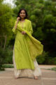 Image for Kusvaa Kudu71 Green Chiffon Dupatta Sidee